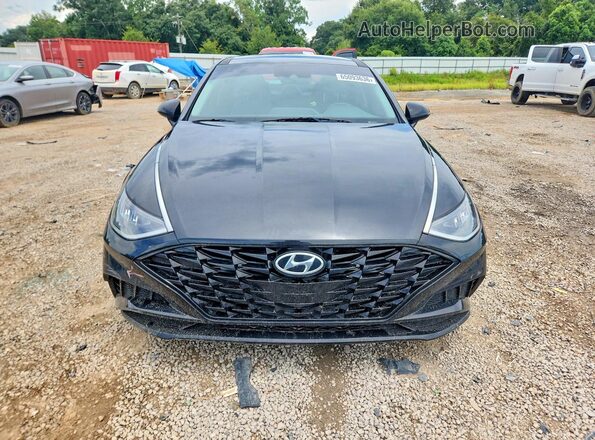 5NPEF4JA3MH083208 2021 HYUNDAI SONATA Black წინა ხედი