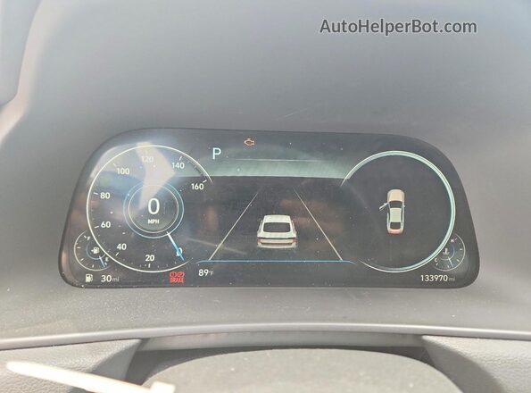 5NPEF4JA3MH083208 2021 HYUNDAI SONATA Black ხელსაწყოთა პანელის ხედი