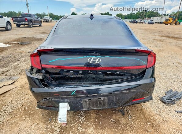 5NPEF4JA3MH083208 2021 HYUNDAI SONATA Black უკანა ხედი
