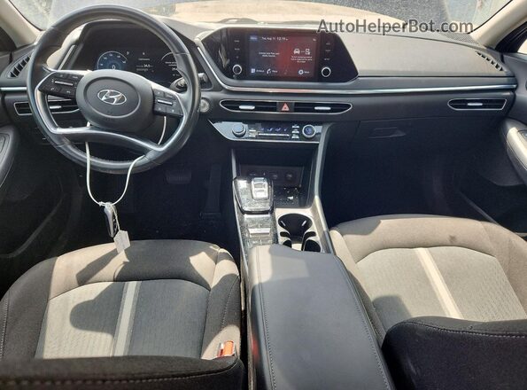 5NPEF4JA6LH039489 2020 HYUNDAI SONATA Blue Widok deski rozdzielczej