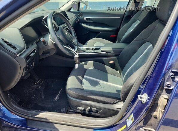 5NPEF4JA6LH039489 2020 HYUNDAI SONATA Blue Widok wnętrza z przodu