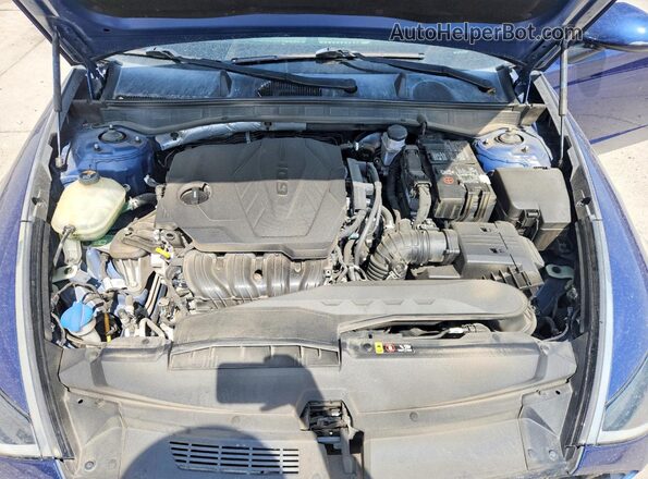 5NPEF4JA6LH039489 2020 HYUNDAI SONATA Blue Widok wnętrza z tyłu