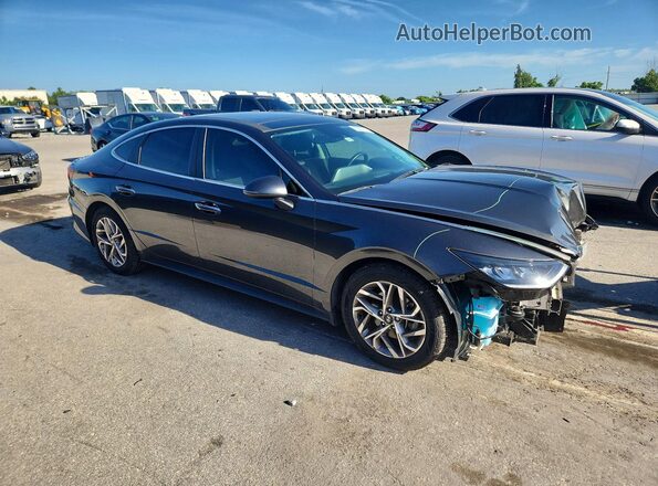 5NPEF4JA7MH094356 2021 HYUNDAI SONATA Gray Передня права чверть