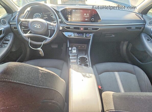 5NPEF4JA7MH094356 2021 HYUNDAI SONATA Gray Вид панелі приладів