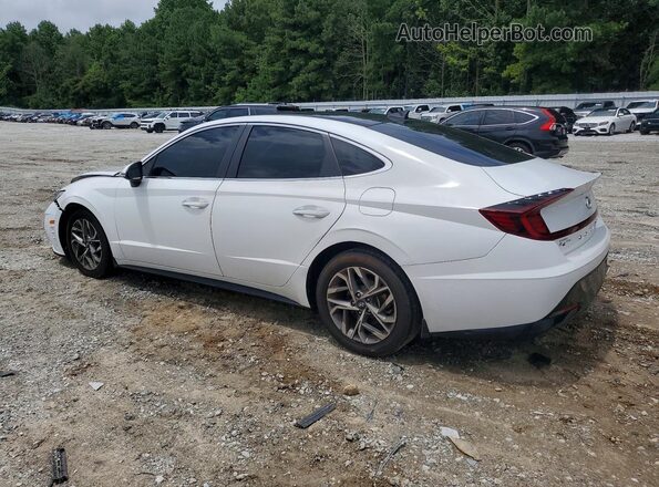 5NPEF4JA9MH123047 2021 HYUNDAI SONATA White Հետևի ձախ