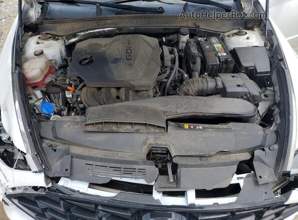 5NPEF4JA9MH123047 2021 HYUNDAI SONATA White Սալոնի հետևի տեսք