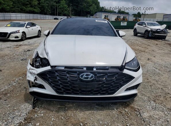 5NPEF4JA9MH123047 2021 HYUNDAI SONATA White Դիմացի տեսք