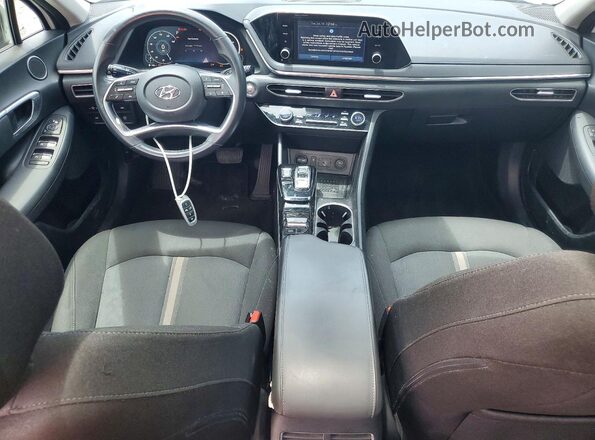 5NPEF4JA9MH123047 2021 HYUNDAI SONATA White Առջևի վահանակի տեսք