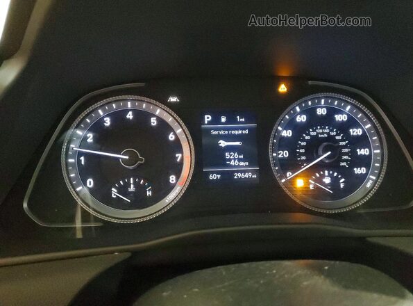 5NPEG4JA3MH076532 2021 HYUNDAI SONATA Silver Սարքավորումների վահանակի տեսք