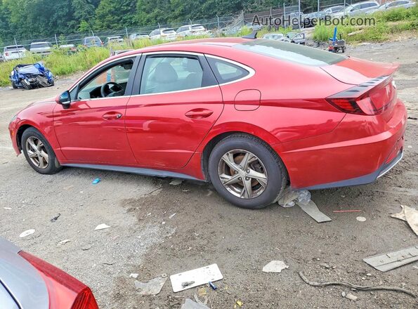 5NPEG4JA9MH083291 2021 HYUNDAI SONATA Красный Задняя левая четверть