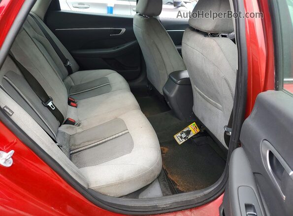5NPEG4JA9MH083291 2021 HYUNDAI SONATA Красный Вид задних сидений