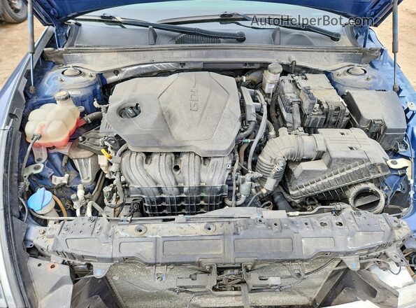 5NPEG4JAXMH093425 2021 HYUNDAI SONATA Синий Вид задней части салона