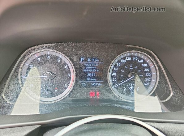 5NPEG4JAXMH093425 2021 HYUNDAI SONATA Синий Вид щитка приборов