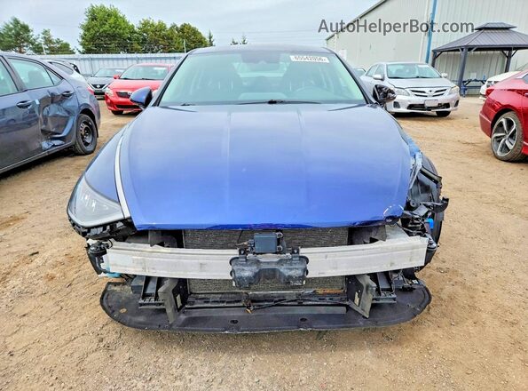 5NPEG4JAXMH093425 2021 HYUNDAI SONATA Синий Вид спереди