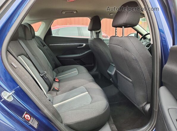 5NPEG4JAXMH093425 2021 HYUNDAI SONATA Синий Вид задних сидений