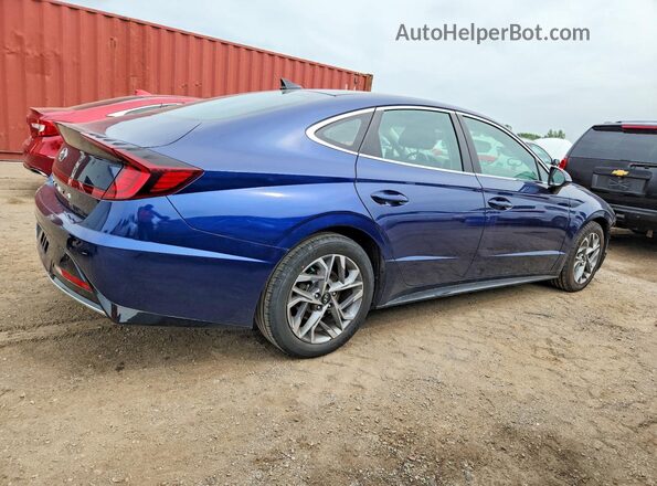 5NPEG4JAXMH093425 2021 HYUNDAI SONATA Синий Задняя правая четверть
