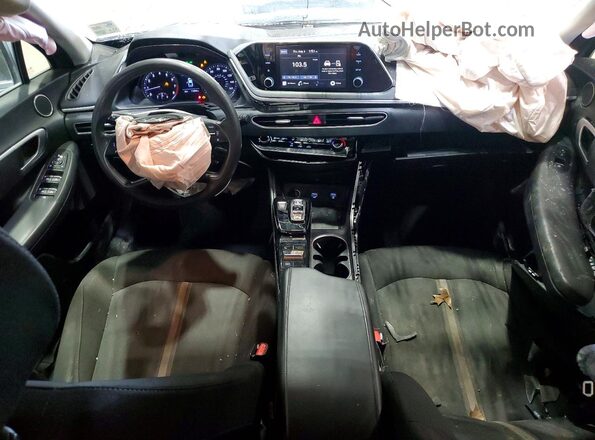 5NPEG4JAXMH110188 2021 HYUNDAI SONATA Gray Widok deski rozdzielczej