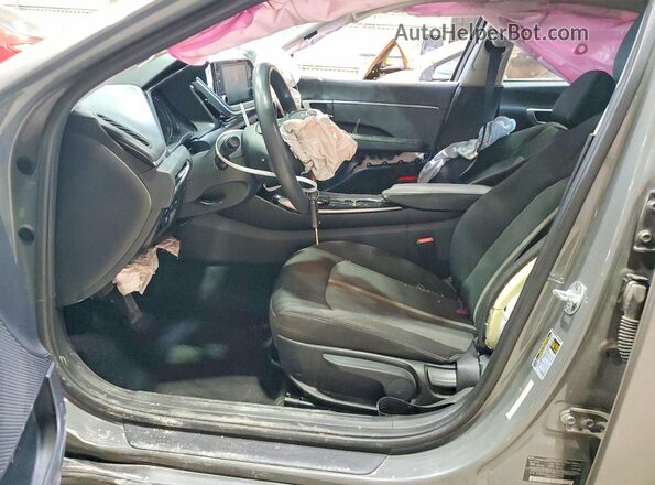 5NPEG4JAXMH110188 2021 HYUNDAI SONATA Gray Widok wnętrza z przodu