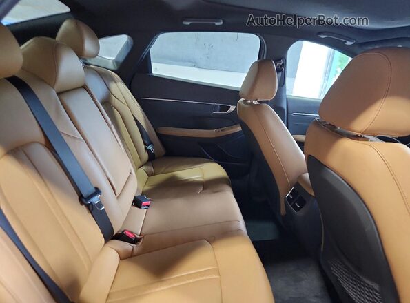 5NPEH4J25MH090275 2021 HYUNDAI SONATA Красный Вид задних сидений