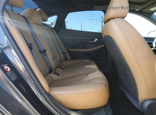 5NPEH4J2XLH024562 2020 HYUNDAI SONATA Charcoal Widok tylnych siedzeń