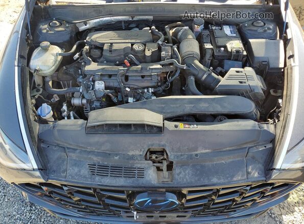 5NPEH4J2XLH024562 2020 HYUNDAI SONATA Charcoal Widok wnętrza z tyłu