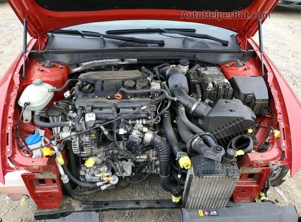 5NPEJ4J29LH011726 2020 HYUNDAI SONATA Red უკანა სალონის ხედი