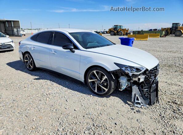 5NPEJ4J29MH106482 2021 HYUNDAI SONATA White Առջևի աջ