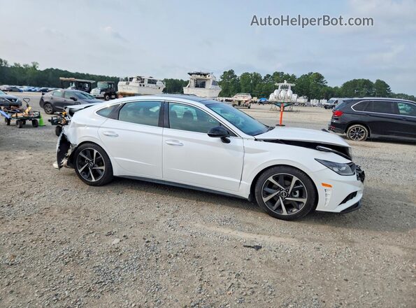 5NPEJ4J29NH141850 2022 HYUNDAI SONATA White Передня права чверть