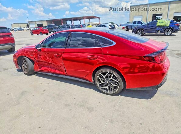 5NPEK4JC0NH149227 2022 HYUNDAI SONATA Red Tył lewy