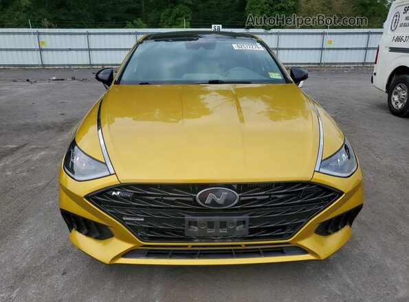 5NPEK4JC1MH114629 2021 HYUNDAI SONATA Gold Դիմացի տեսք