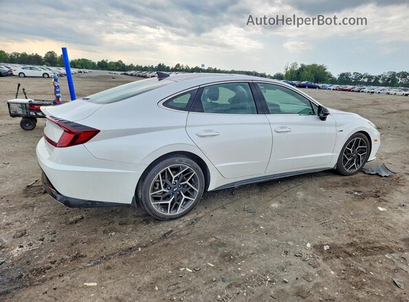 5NPEK4JC4MH130923 2021 HYUNDAI SONATA White Tył prawy