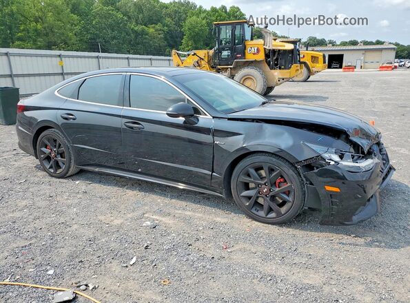5NPEK4JC4NH146718 2022 HYUNDAI SONATA Black წინა მარჯვენა