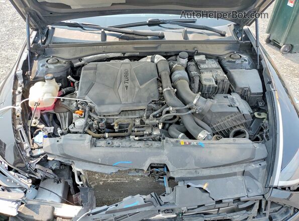 5NPEK4JC4NH146718 2022 HYUNDAI SONATA Black უკანა სალონის ხედი