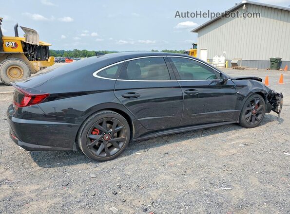 5NPEK4JC4NH146718 2022 HYUNDAI SONATA Black უკანა მარჯვენა