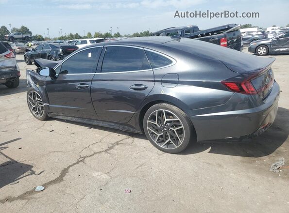 5NPEK4JC5NH138028 2022 HYUNDAI SONATA Gray Rear left