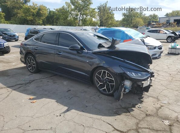 5NPEK4JC5NH138028 2022 HYUNDAI SONATA Gray Front right