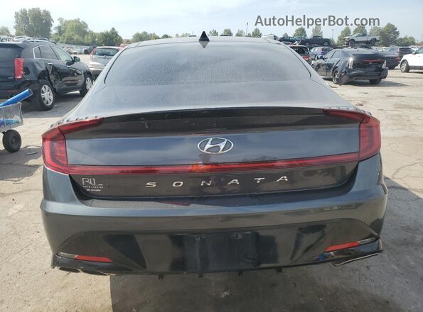 5NPEK4JC5NH138028 2022 HYUNDAI SONATA Gray Rear view