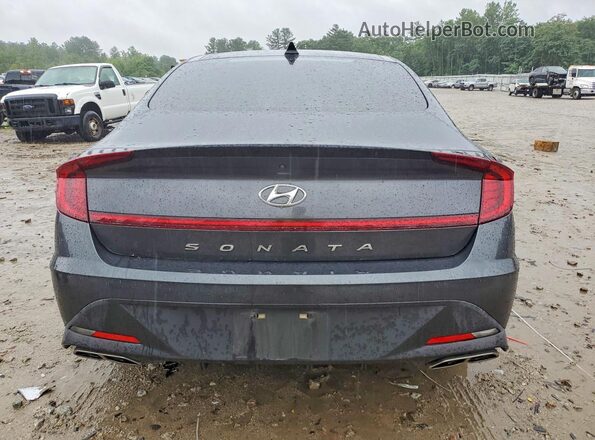 5NPEK4JC9MH108870 2021 HYUNDAI SONATA Gray უკანა ხედი