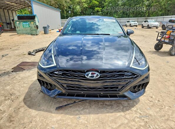 5NPEK4JC9MH130111 2021 HYUNDAI SONATA Черный Вид спереди