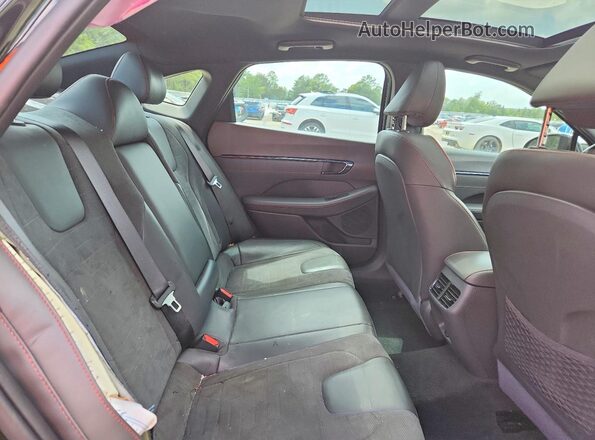 5NPEK4JC9MH130111 2021 HYUNDAI SONATA Черный Вид задних сидений
