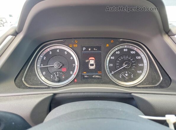 5NPEL4JA0MH098483 2021 HYUNDAI SONATA Silver Вид щитка приладів