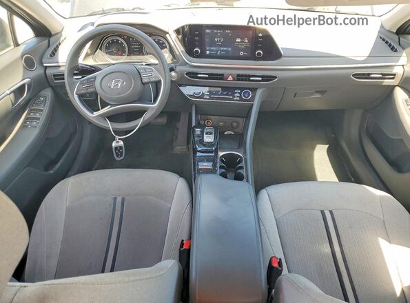 5NPEL4JA0MH098483 2021 HYUNDAI SONATA Silver Вид панелі приладів