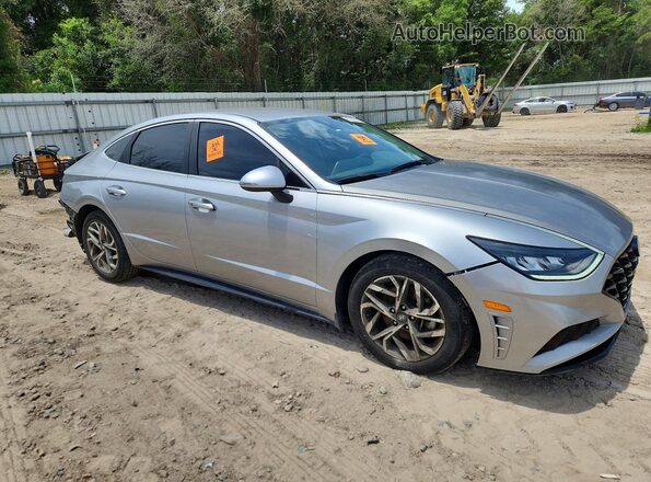 5NPEL4JA3MH112733 2021 HYUNDAI SONATA Серый Передняя правая четверть