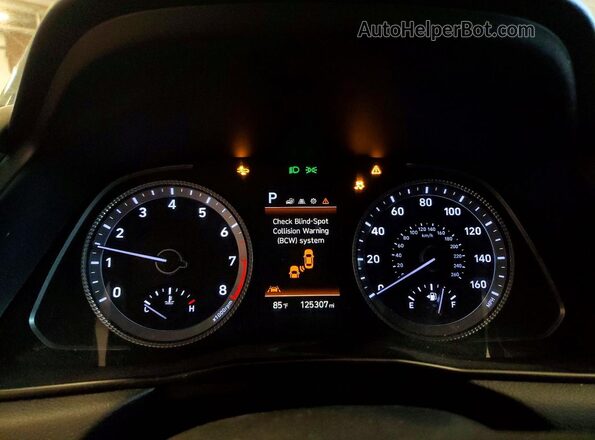 5NPEL4JA6LH047357 2020 HYUNDAI SONATA Black Vista del cuadro de instrumentos
