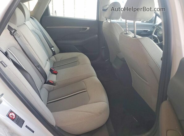 5NPEL4JA9LH000985 2020 HYUNDAI SONATA White Rear seats view