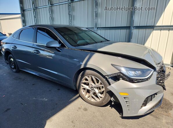 5NPEL4JA9LH045375 2020 HYUNDAI SONATA Серый Передняя правая четверть