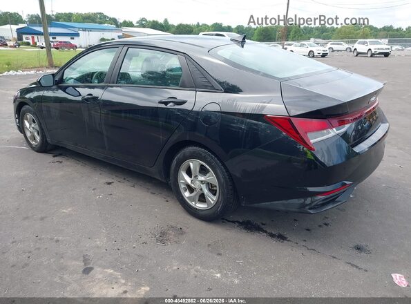 5NPLL4AG0MH046735 2021 HYUNDAI ELANTRA Black Rear left