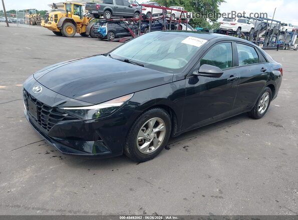5NPLL4AG0MH046735 2021 HYUNDAI ELANTRA Black Front left
