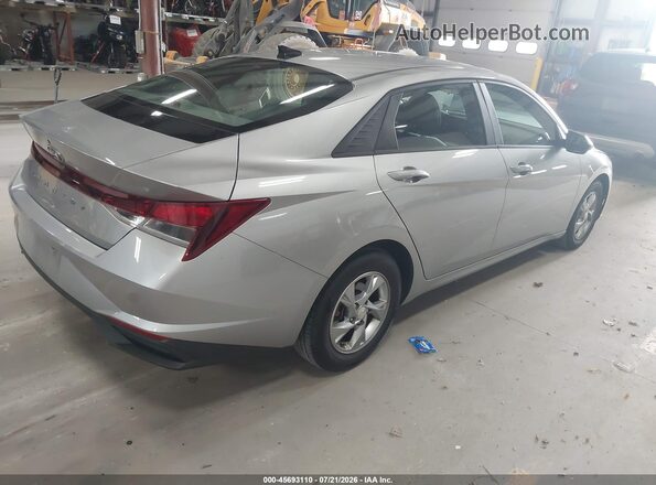 5NPLL4AG0MH047819 2021 HYUNDAI ELANTRA Silver Задня права чверть