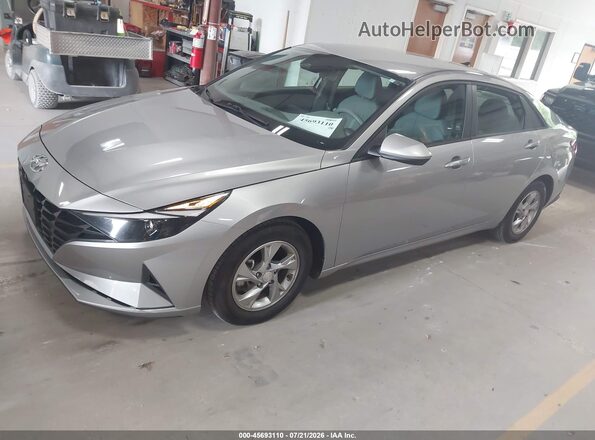 5NPLL4AG0MH047819 2021 HYUNDAI ELANTRA Silver Передня ліва чверть